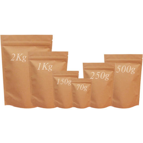 Finished packed tea in various sizes